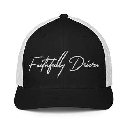 Closed-back trucker cap